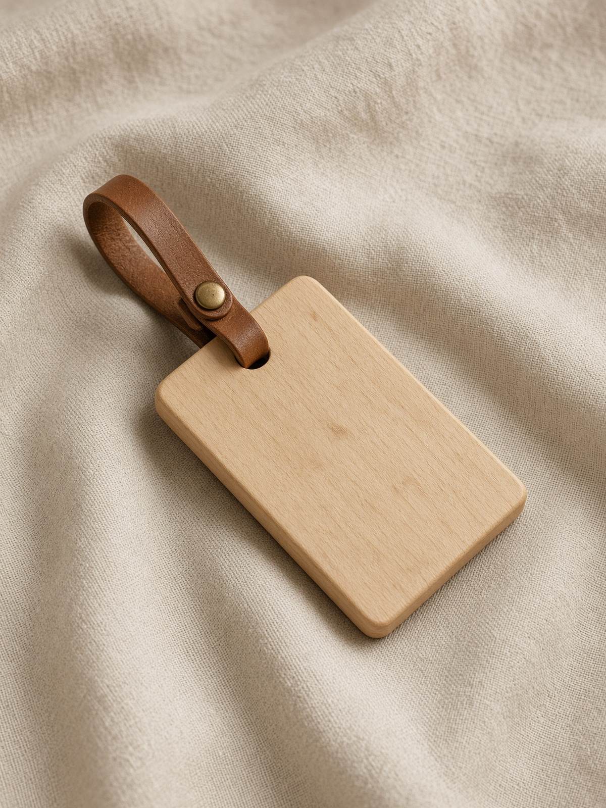 Wooden Bag Tag